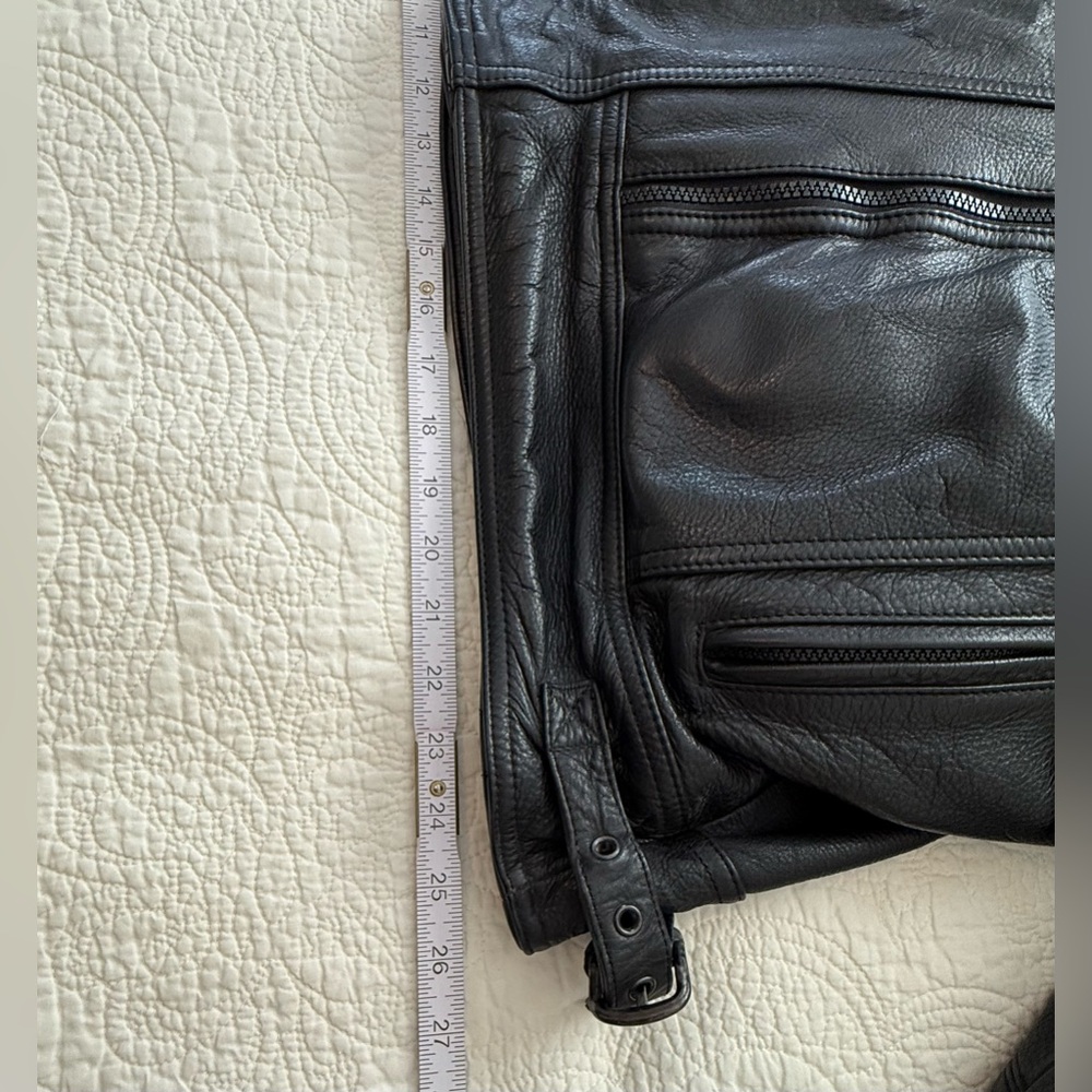 Leather Harley-Davidson Motorcycle Jacket Black 3X Excellent condition - Picture 13 of 16